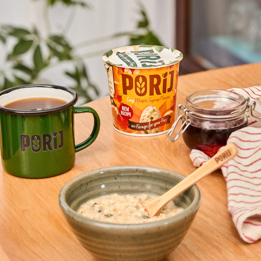 WHOLESALE Maple Syrup Flavour instant Porridge Pots